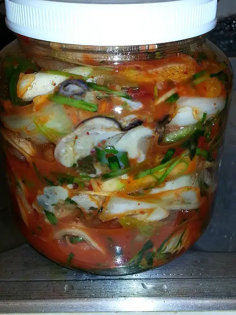 homemade kimchi