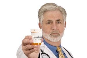 Doctor With Prescription Medication