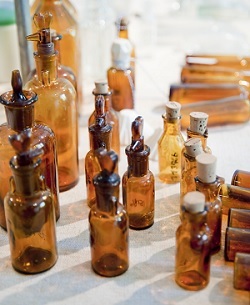 essential oils bottles