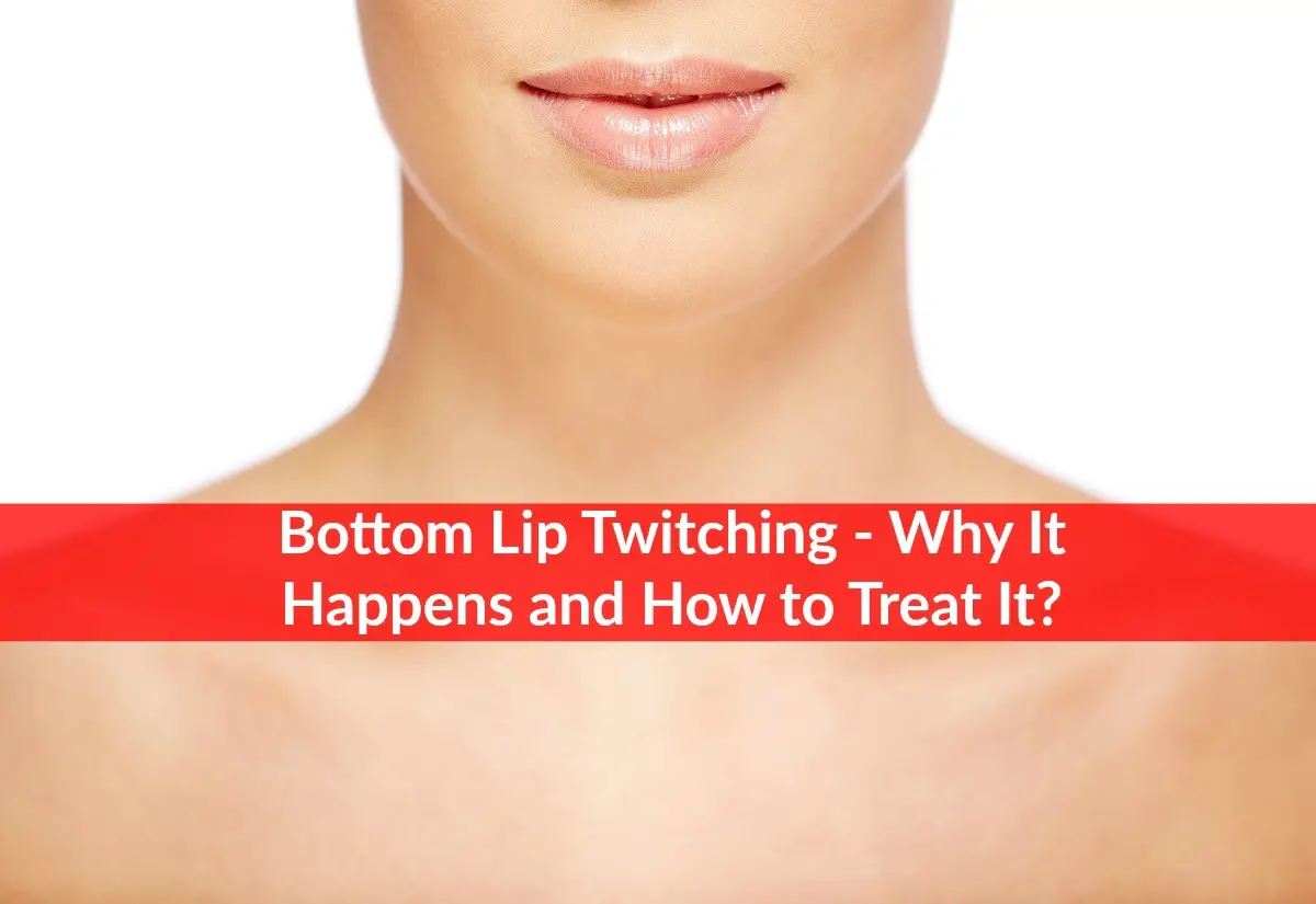 What does it mean when your bottom lip twitches? 