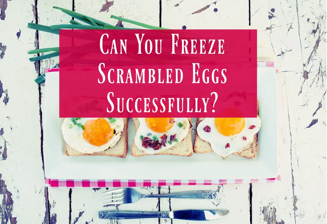 freezing scrambled eggs