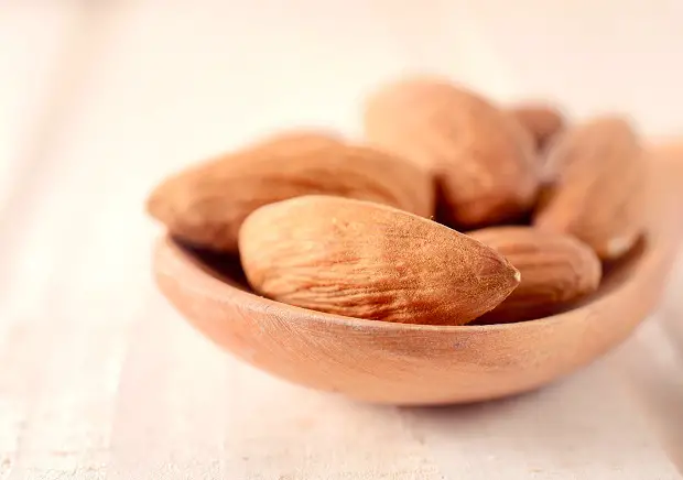 Almonds in cup