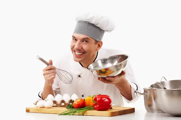 chef preparing meal