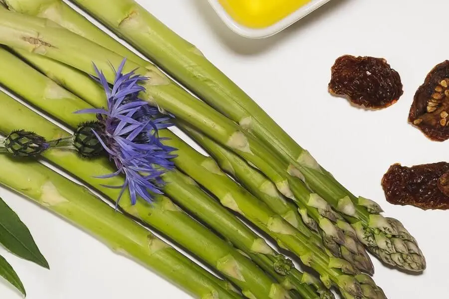 Potassium levels in asparagus