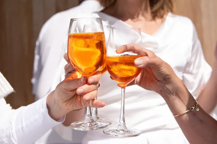 drinking alcohol