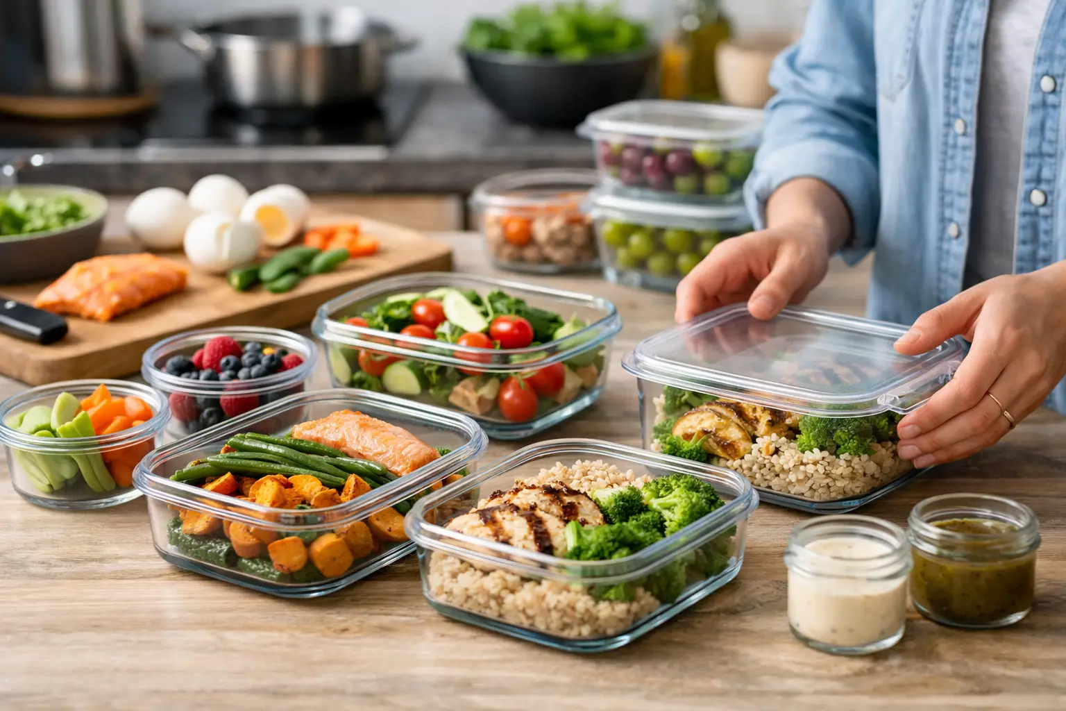 How to Meal Prep Safely for the Week Ahead
